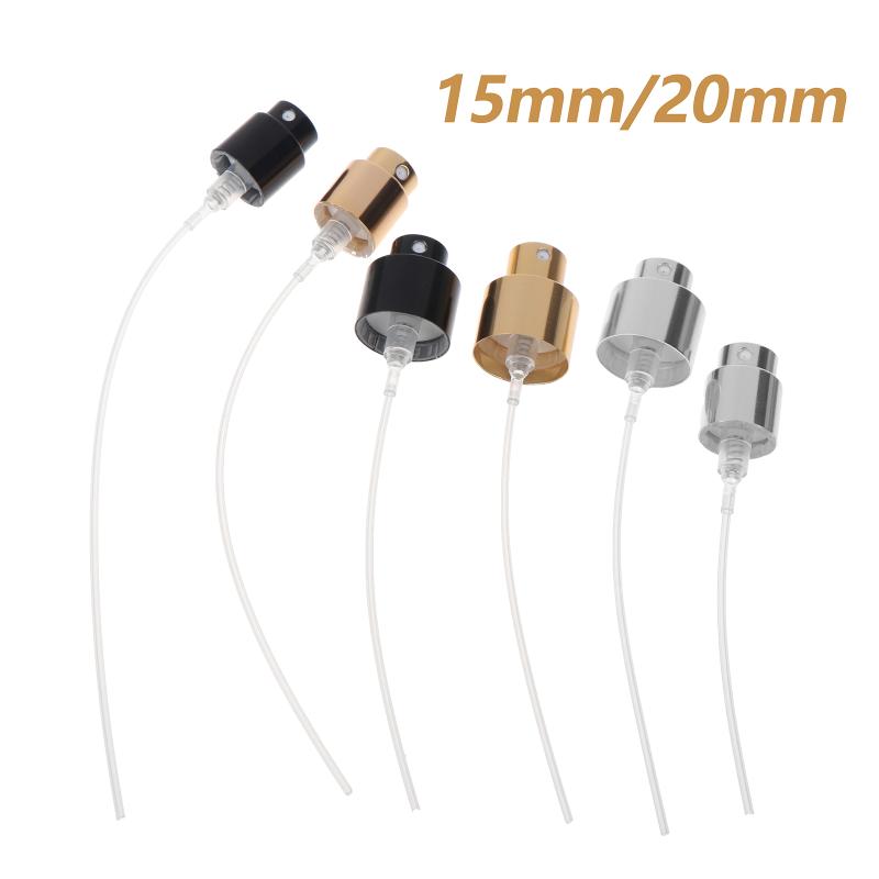 Misting Bottle Fine - 1個入りファインミストスプレーヤーノズルキャップ、15mm・20mmバヨネット式アルミ製香水瓶用、家庭用詰め替え交換部品