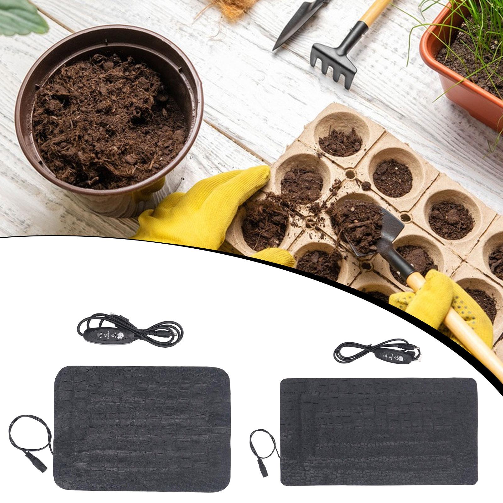 Heat Mat Seedling - 苗用加熱マット、植物用ヒートパッド、3段階温度設定、水耕栽培対応