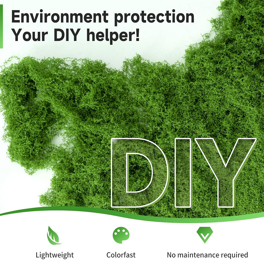 永遠の命の苔 DIY 工芸品草人工緑植物ホームルーム庭の装飾 - Sphagnum Moss Dry のレビューと価格