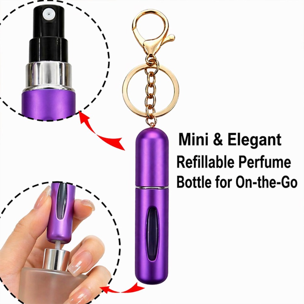 5mlキーホルダー香水詰め替えボトルアトマイザー携帯用ファイ - Misting Bottle Fine のレビューと価格