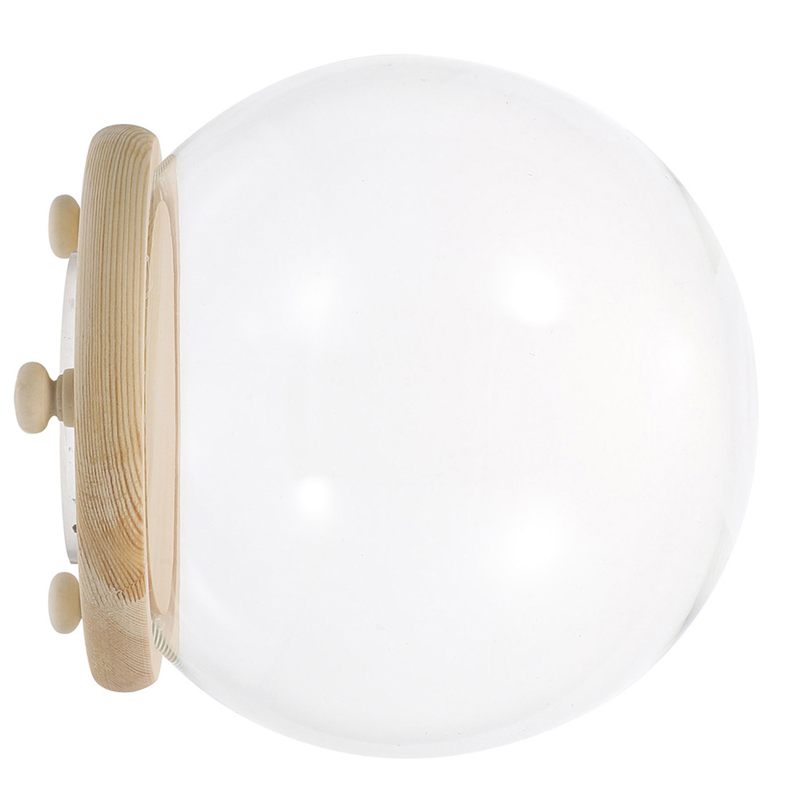 プリザーブドフラワー用ガラスドーム、透明ガラスカバー、装飾用 - Plastic Dome Clear のレビューと価格