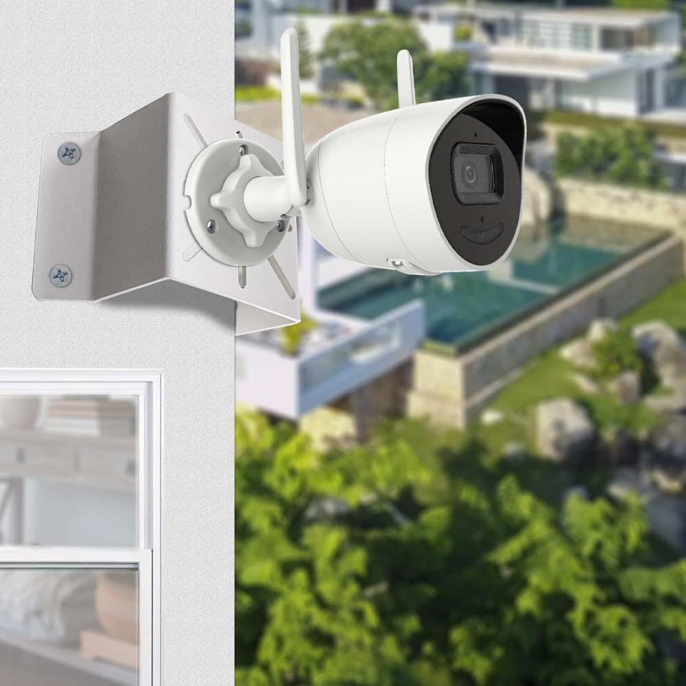 屋外用金属製屋外壁ブラケット壁掛け式ホワイトカメラサポートコ - Eufy Camera S340 のレビューと価格