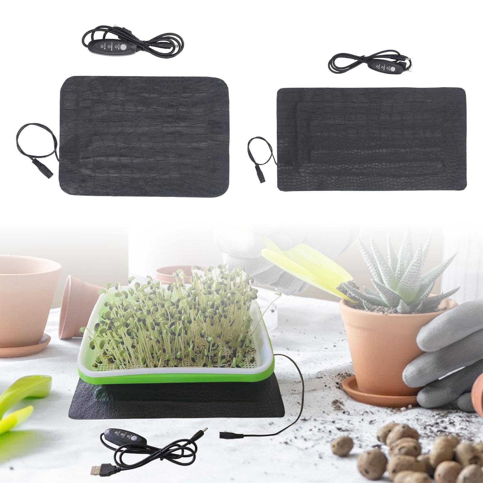 苗用加熱マット、植物用ヒートパッド、3段階温度設定、水耕栽培 - Heat Mat Seedling のレビューと価格